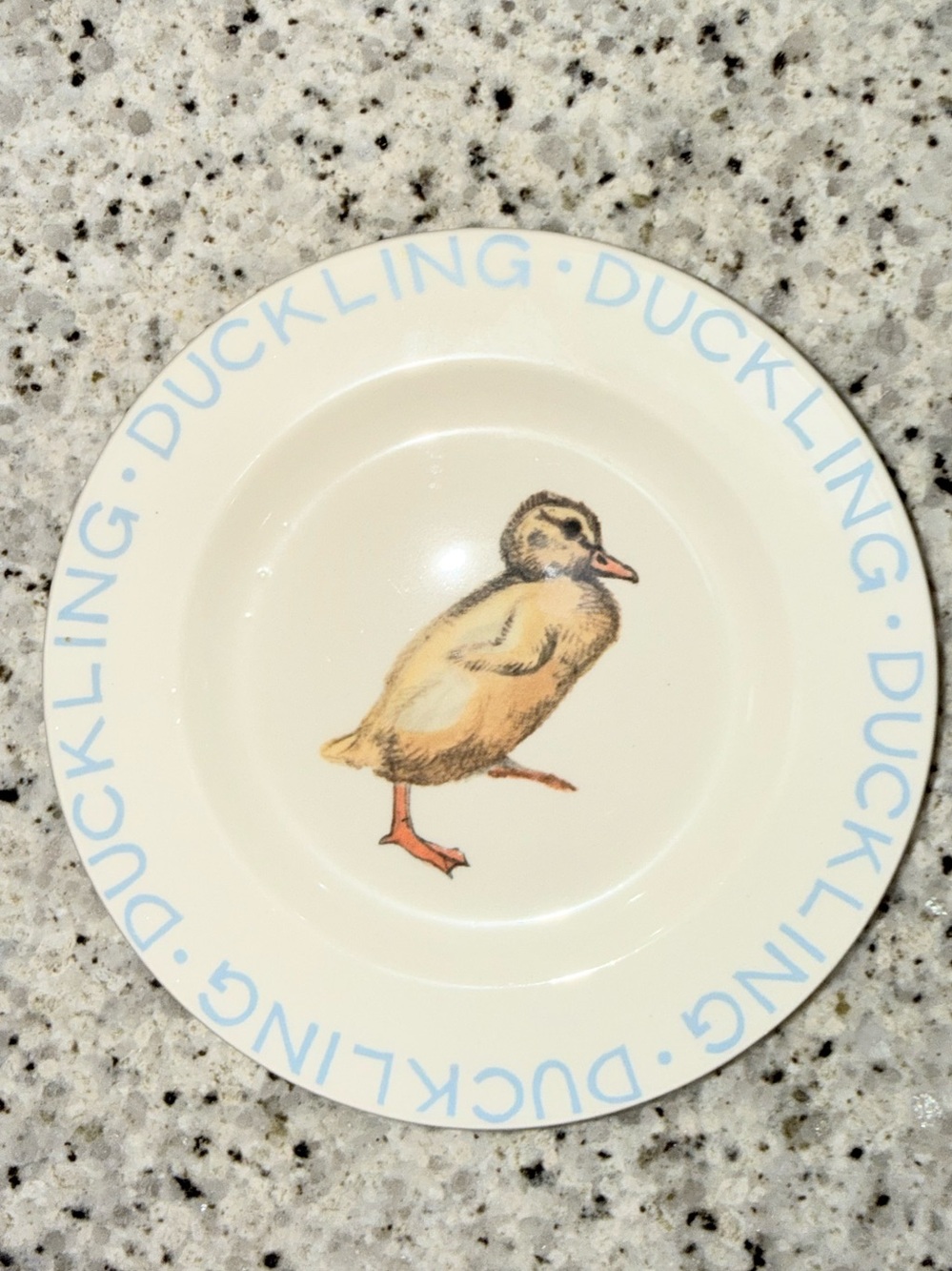 Emma Bridgewater Baby Birds Duckling plate